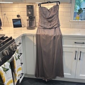 Nicole Miller Chocolate Silk Dress